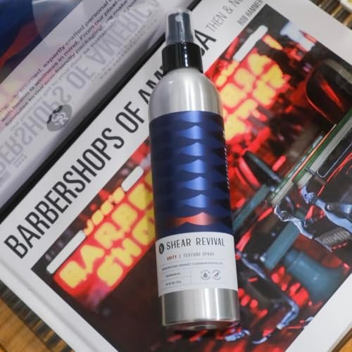 Shear Revival Amity Texture Spray – Vegan Light Hold Matte Finish for All Hair Types with Sea Salt & Kaolin Clay Avelisse
