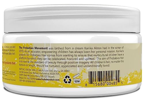 FroBabies Hair Curls-A Poppin Soufflé 8oz - Moisturizing Curl Cream for Defined, Bouncy Curls Avelisse