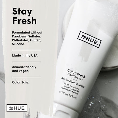 dpHUE Color Fresh Conditioner - Moisturizing Formula for Color-Treated Hair with Kumquat & Sunflower Seed Extract - 6.5 oz