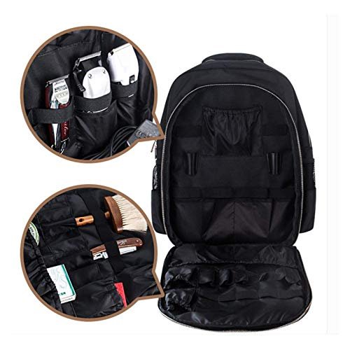 NADAENMF Barber Supplies Bag Organizer – Portable Clipper Backpack for Hairstylists & Cosmetologists | Canvas Clipper Case for Men & Women Avelisse