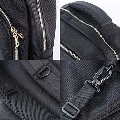 NADAENMF Barber Supplies Bag Organizer – Portable Clipper Backpack for Hairstylists & Cosmetologists | Canvas Clipper Case for Men & Women Avelisse