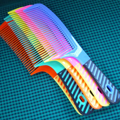 zYoung 5-Piece Hair Comb Set for Women – Round Comb with Handle, Detangling & Styling Essentials (Blue)