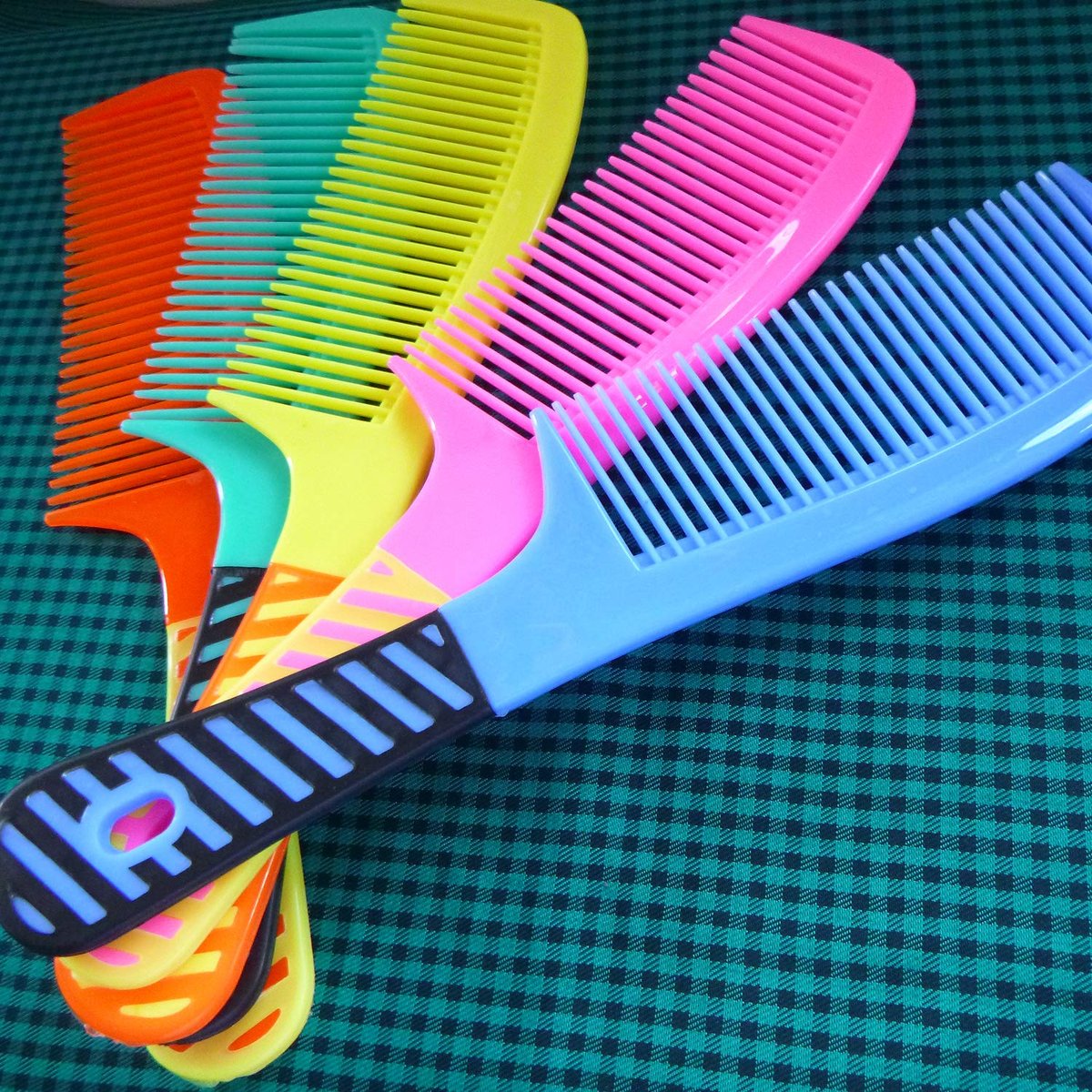 zYoung 5-Piece Hair Comb Set for Women – Round Comb with Handle, Detangling & Styling Essentials (Blue) - görsel 9