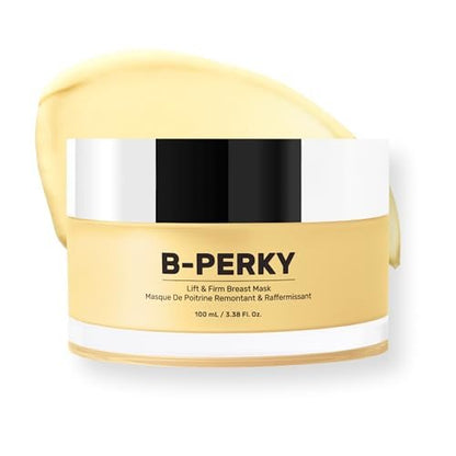 MAËLYS B-PERKY Lift & Firm Breast Mask – Leave-On Firming Cream for Breast Area, Smoothing Chest Treatment with Jojoba Oil & Kigelia Africana (3.38 Fl Oz) Avelisse