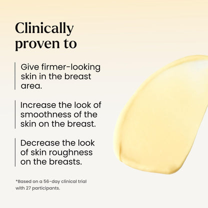 MAËLYS B-PERKY Lift & Firm Breast Mask – Leave-On Firming Cream for Breast Area, Smoothing Chest Treatment with Jojoba Oil & Kigelia Africana (3.38 Fl Oz) Avelisse