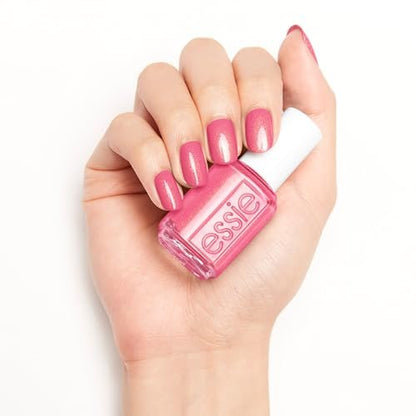 essie Nail Polish, One Way For One, Mid-tone Pink Shimmer, Vegan, 0.46 fl oz