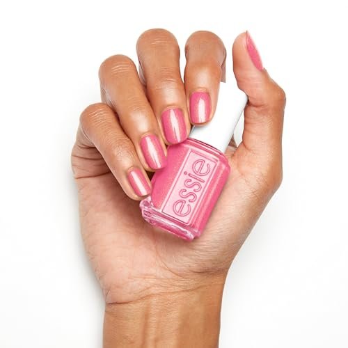 essie Nail Polish, One Way For One, Mid-tone Pink Shimmer, Vegan, 0.46 fl oz - görsel 16
