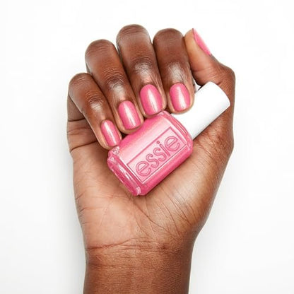 essie Nail Polish, One Way For One, Mid-tone Pink Shimmer, Vegan, 0.46 fl oz