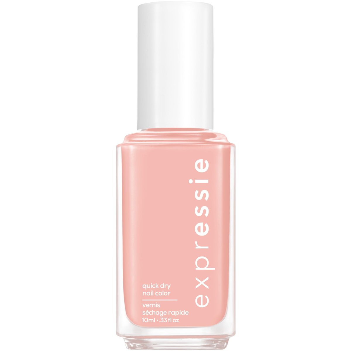 essie expressie Quick-Dry Vegan Nail Polish - Crop Top and Roll - Pink Beige - 0.33 oz - görsel 1