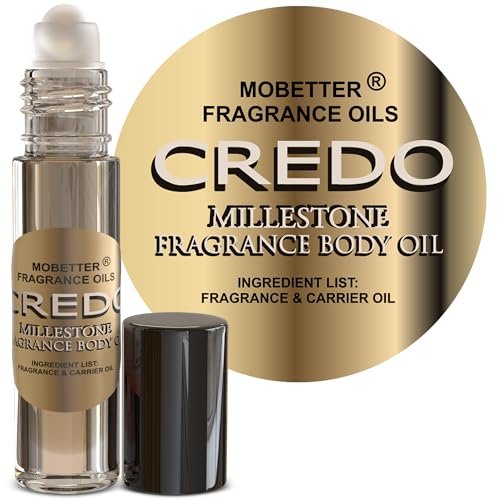 MOBETTER FRAGRANCE OILS Credo Millestone Unisex Body Oil - 1/3 oz Roll-On Glass Bottle Avelisse