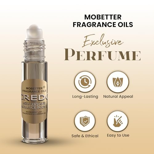 MOBETTER FRAGRANCE OILS Credo Millestone Unisex Body Oil - 1/3 oz Roll-On Glass Bottle Avelisse