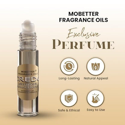 MOBETTER FRAGRANCE OILS Credo Millestone Unisex Body Oil - 1/3 oz Roll-On Glass Bottle Avelisse