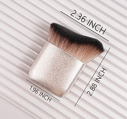GOERTI Self Tanner Brush – Kabuki Body Makeup Brush for Flawless Leg Makeup, Full Coverage Tanning Applicator for Self Tanner, Bronzer & Lotion