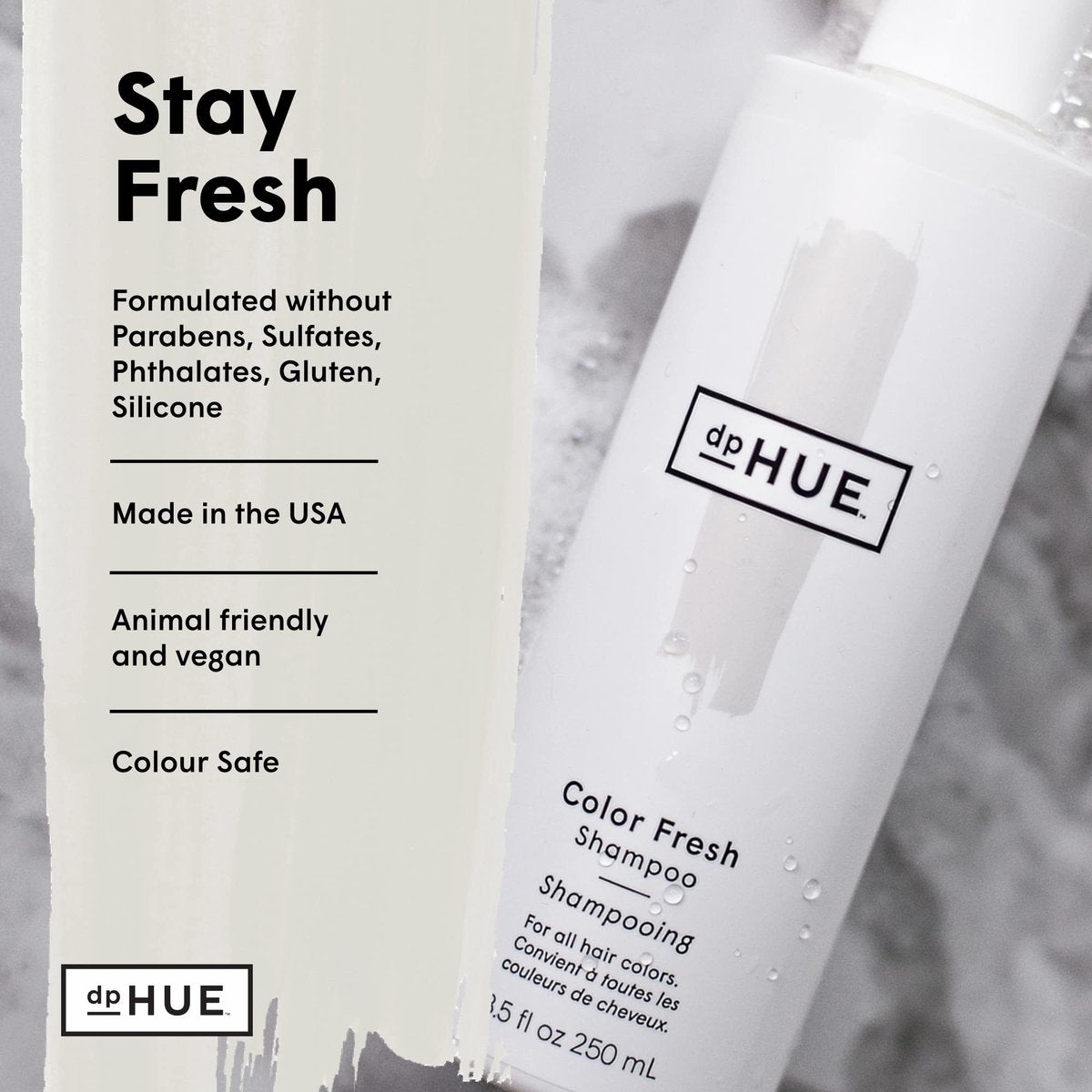 dpHUE Color Fresh Shampoo, 8.5 oz - Moisturizing Formula for Color-Treated Hair with Kumquat & Sunflower Seed Extract - Gentle & Effective - görsel 9