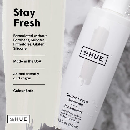 dpHUE Color Fresh Shampoo, 8.5 oz - Moisturizing Formula for Color-Treated Hair with Kumquat & Sunflower Seed Extract - Gentle & Effective
