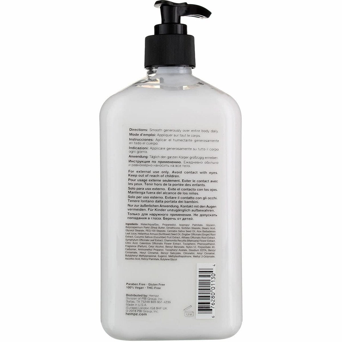 Hempz Body Moisturizer Original 17 oz (500ml) Pump - Pack of 2 Avelisse