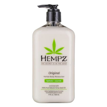 Hempz Body Moisturizer Original 17 oz (500ml) Pump - Pack of 2 Avelisse