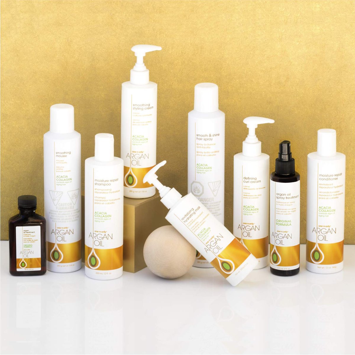 One 'n Only Argan Oil Smoothing Styling Cream - Eliminates Frizz, Hydrates & Adds Shine, Flexible Hold, 9.8 oz Avelisse