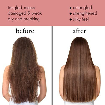 everlong Untangle Leave-in Conditioner Detangler Spray for Hair Extensions & Wigs - Infused with Keratin Protein, Argan and Jojoba Oil, Safe for All Hair Types Including Human and Synthetic - 8 Fl Oz Avelisse
