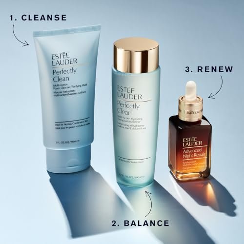 Estée Lauder Perfectly Clean Multi-Action Foaming Face Wash & Purifying Face Mask, 5 fl oz Avelisse