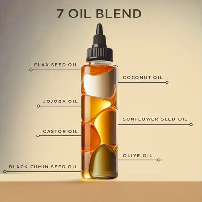 Carol's Daughter Goddess Strength 7 Oil Blend Scalp and Hair Oil for Waves, Coils and Curls, Hair Treatment with Castor Oil, 4.2 Fl Oz Avelisse