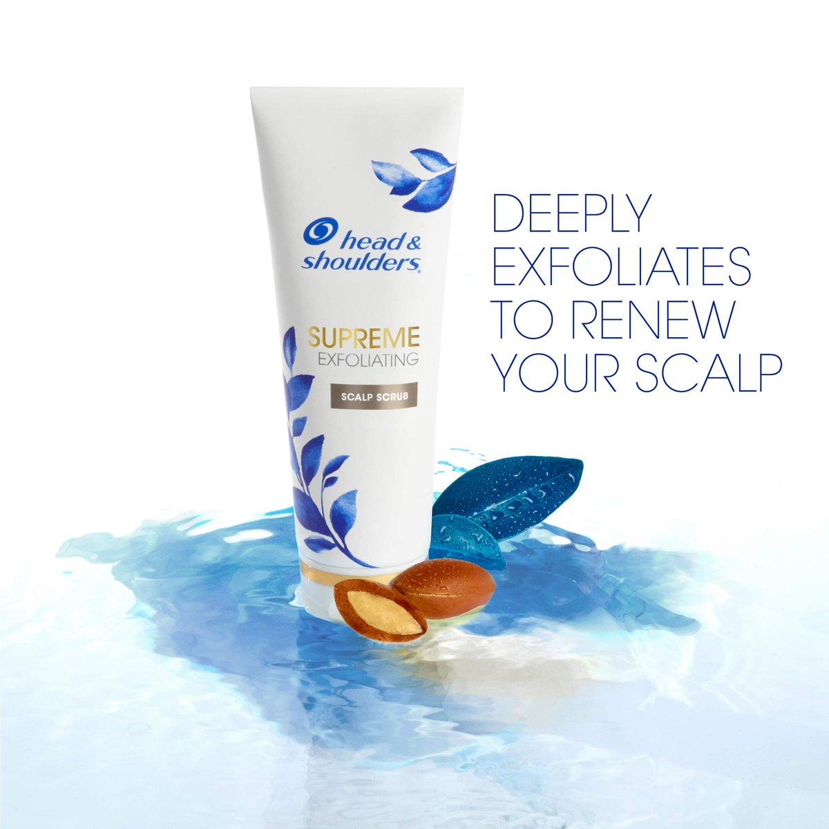 Head & Shoulders Supreme Exfoliating Scalp Scrub Treatment with Argan Oil and Vitamin E, 3.3 Fl Oz Avelisse