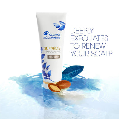Head & Shoulders Supreme Exfoliating Scalp Scrub Treatment with Argan Oil and Vitamin E, 3.3 Fl Oz Avelisse