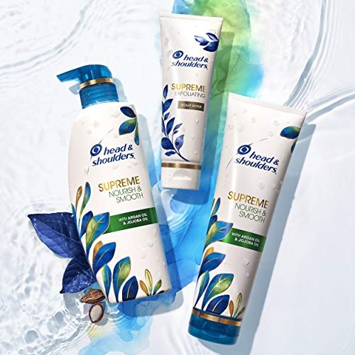 Head & Shoulders Supreme Exfoliating Scalp Scrub Treatment with Argan Oil and Vitamin E, 3.3 Fl Oz Avelisse