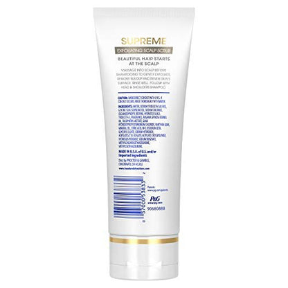 Head & Shoulders Supreme Exfoliating Scalp Scrub Treatment with Argan Oil and Vitamin E, 3.3 Fl Oz Avelisse