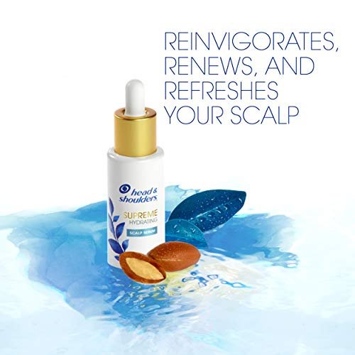 Head & Shoulders Supreme Hydrating Scalp Serum with Argan Oil & Vitamin E, 1.3 Fl Oz - görsel 6
