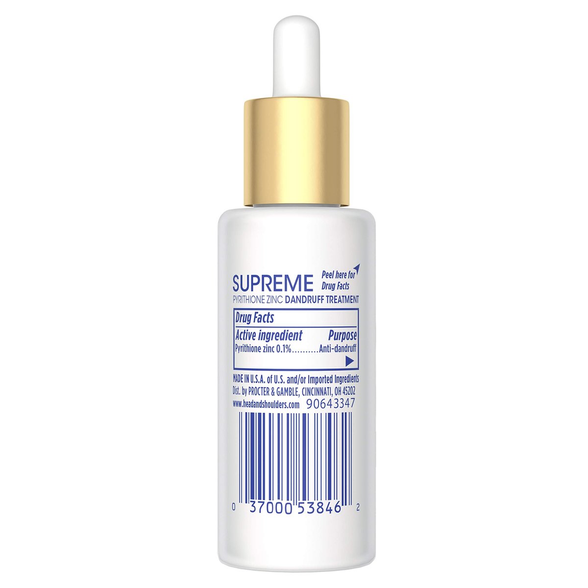 Head & Shoulders Supreme Hydrating Scalp Serum with Argan Oil & Vitamin E, 1.3 Fl Oz - görsel 3