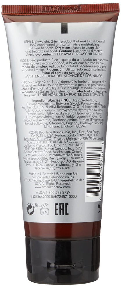 American Crew Shaving Skincare Moisturizer & Beard Conditioner 3.4 oz Avelisse