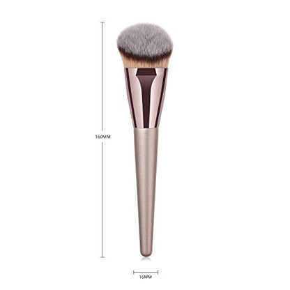 VVS Professional Synthetic Kabuki Brush – Gold, 1 Count | Premium Foundation & Blending Brush
