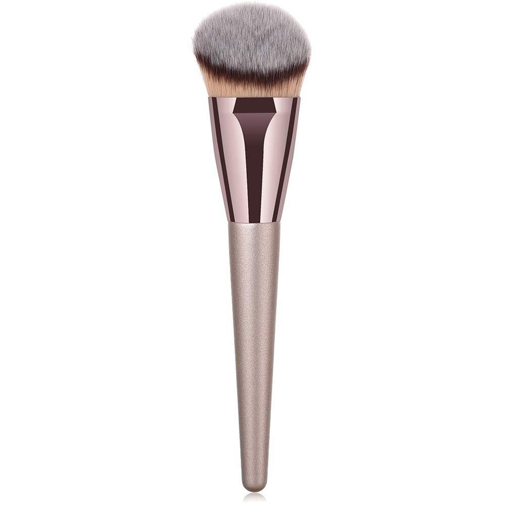 VVS Professional Synthetic Kabuki Brush – Gold, 1 Count | Premium Foundation & Blending Brush - görsel 1