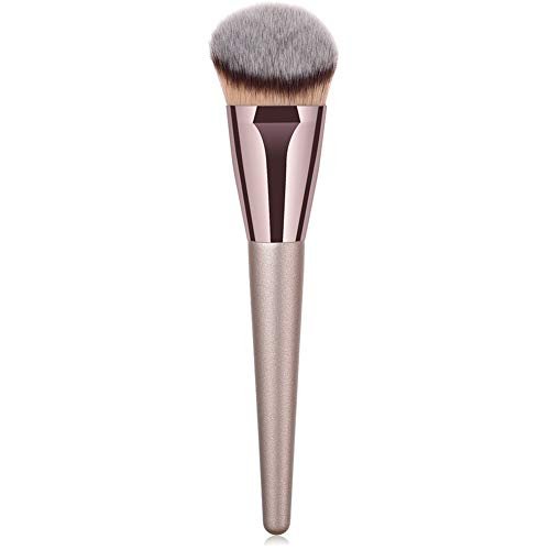 VVS Professional Synthetic Kabuki Brush – Gold, 1 Count | Premium Foundation & Blending Brush - görsel 2