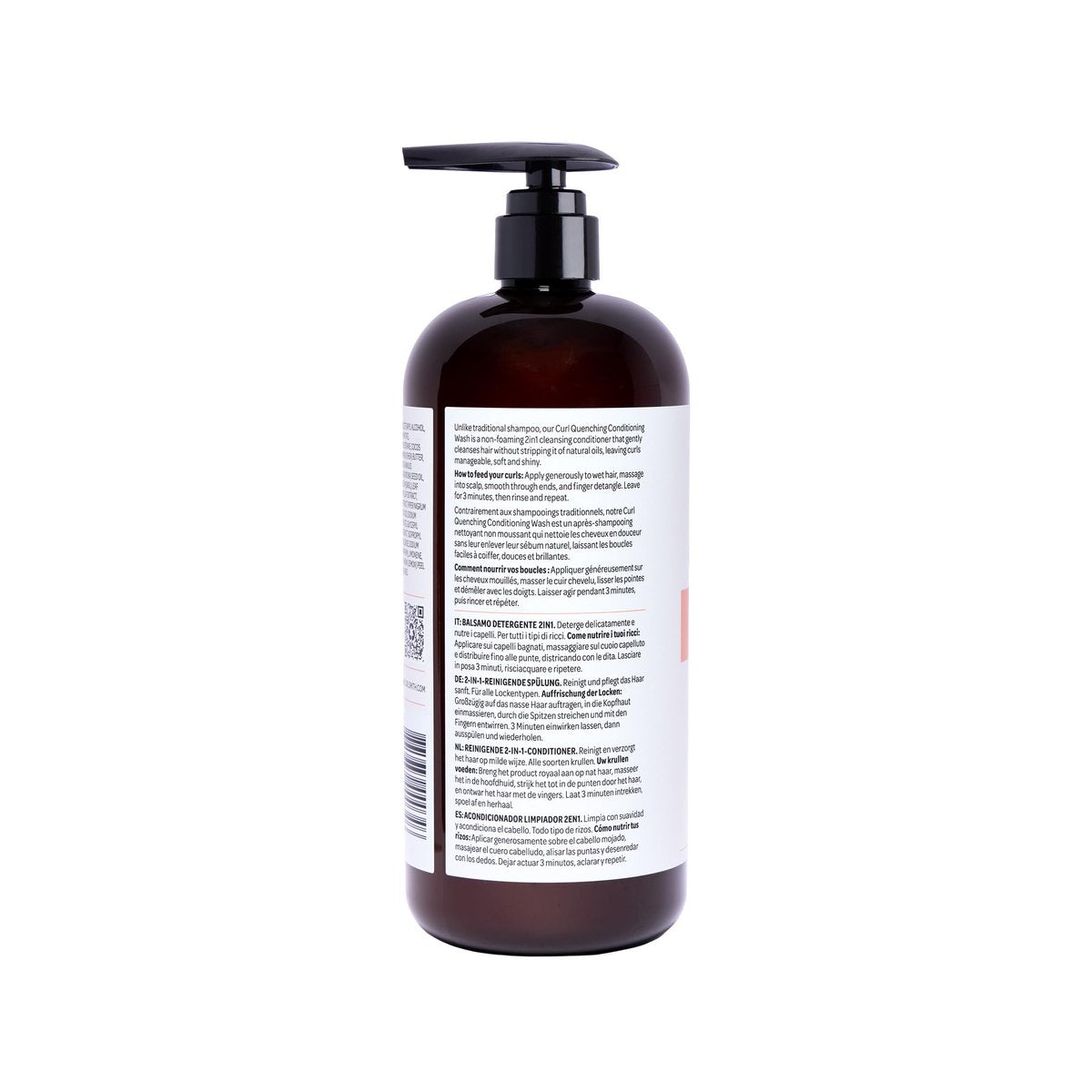 CURLSMITH Curl Quenching Conditioning Wash - Vegan Co-Wash 2-in-1 Conditioner & Shampoo for Wavy, Curly, and Coily Hair (32 oz) Avelisse