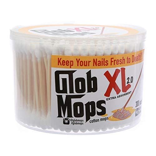 Glob Mops XL Cotton Swabs 6 Pack - 1800 Count Premium Cotton Tips Avelisse