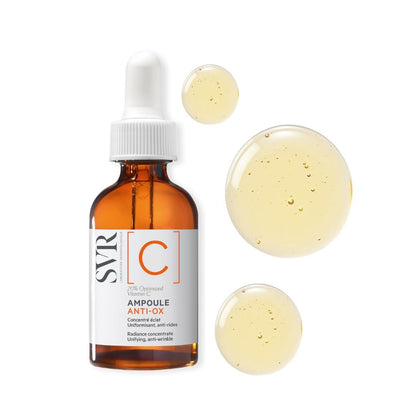 SVR Vitamin C Brightening Face Serum with 20% Optimized Vitamin C – Reduces Fine Lines, Uneven Skin Tone & Dullness, Improves Radiance & Firmness, 1 Fl Oz Avelisse