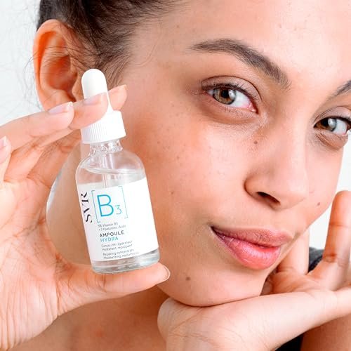 SVR [B3] Concentrate Hydra Plumping Face Serum with Niacinamide and 3 Types of Hyaluronic Acid - Fragrance Free Moisturizing Serum, Reduces Fine Lines, 1 Fl Oz Avelisse