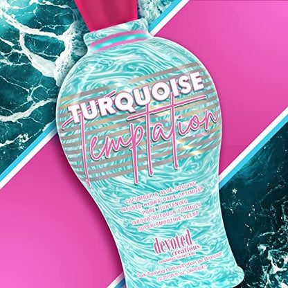 Devoted Creations Turquoise Temptation Indoor and Outdoor Tanning Lotion – 12.25 oz