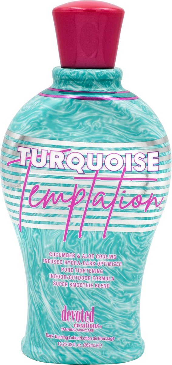 Devoted Creations Turquoise Temptation Indoor and Outdoor Tanning Lotion – 12.25 oz - görsel 1