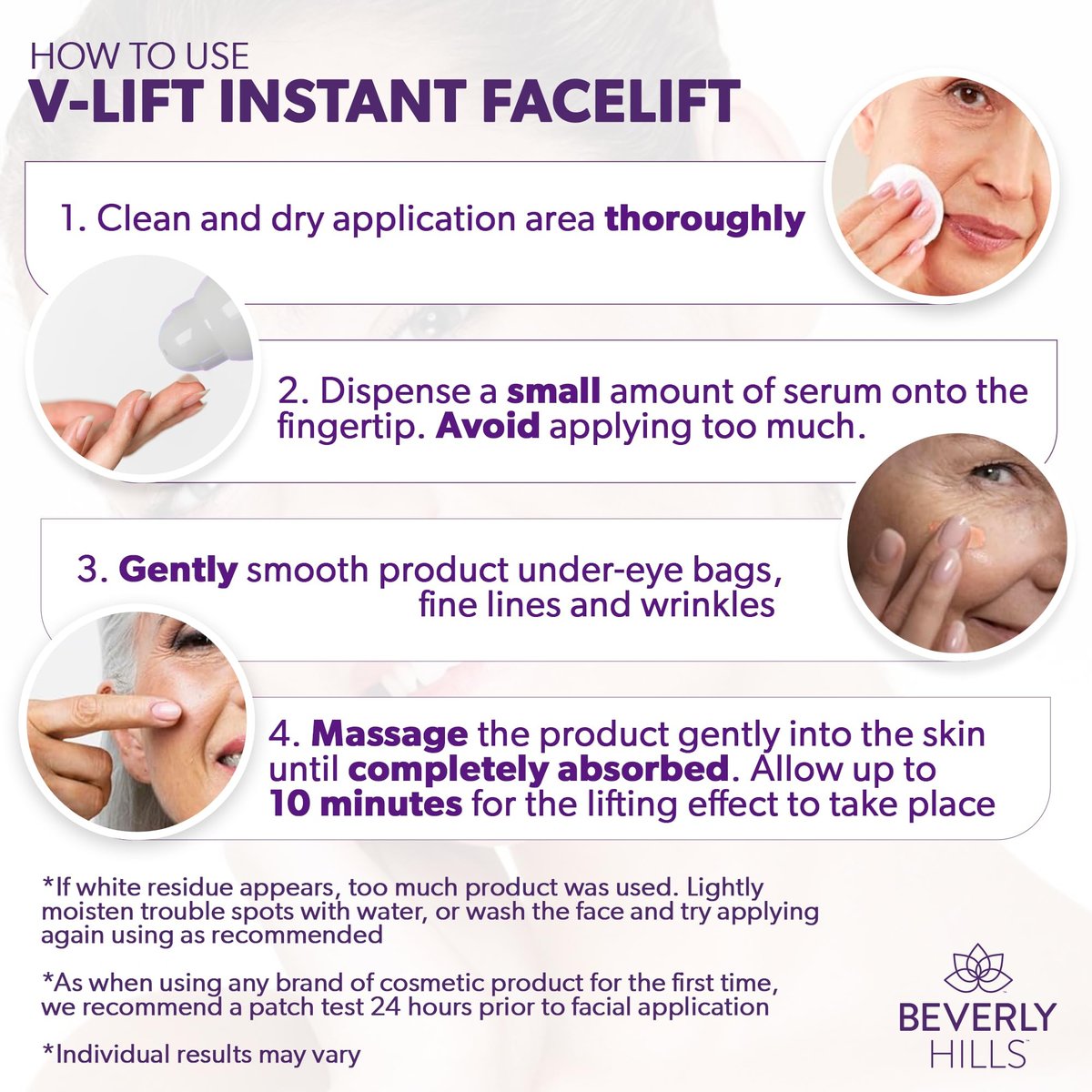 Beverly Hills V-Lift Instant Eye Lift & Eye Tuck Bee Venom Serum – 30mL (120-Day Supply) for Puffy Eyes, Dark Circles, Wrinkles & Under Eye Bags Avelisse