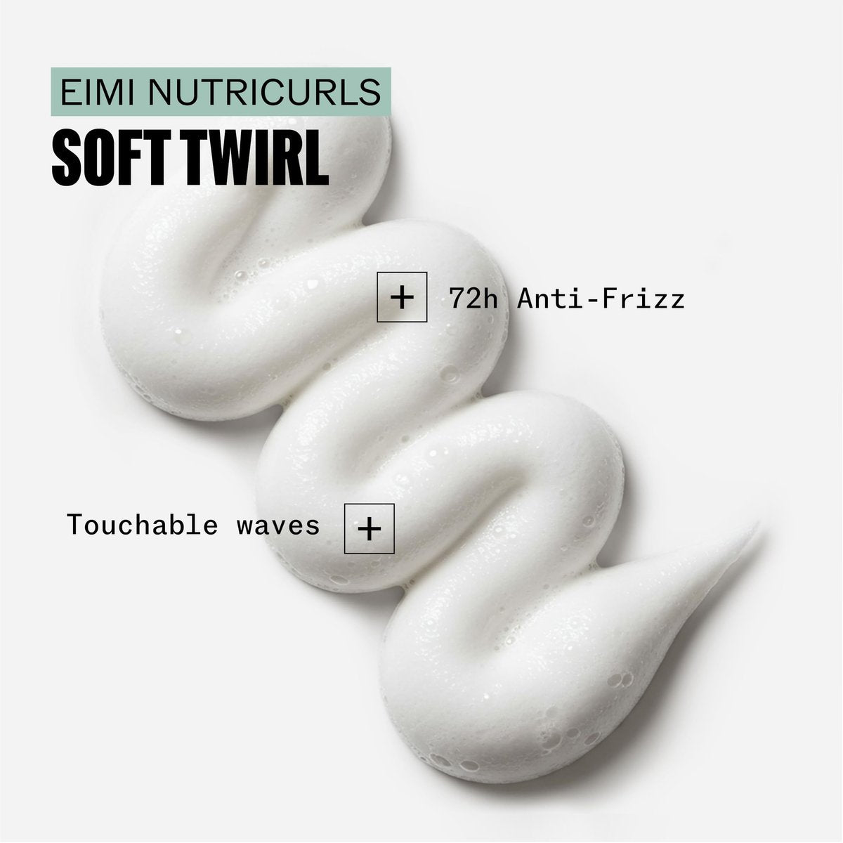 Wella Professionals EIMI Nutricurls Soft Twirl | 72H Anti-Frizz Foam | Add Volume, Light Control & Defines Waves | 6.7 Fl Oz Avelisse