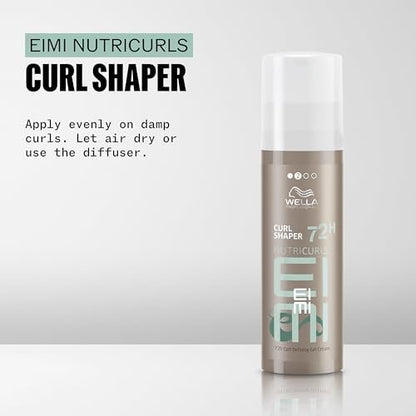 Wella Professionals EIMI Nutricurls Curl Shaper – 72H Curl Defining Gel-Cream for Enhanced Curls, Light Control & Bounce (5 Fl Oz) Avelisse
