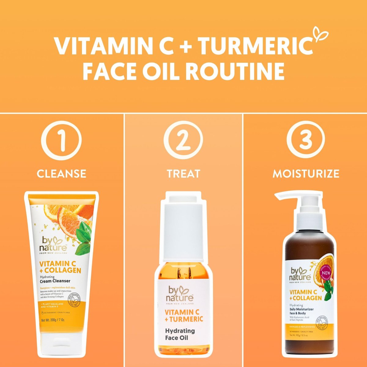 By Nature Hydrating Face Oil with Vitamin C, Turmeric & Plant Squalane - Nourishing Face Oil for Radiant Vitality & Healthy Glow, 1 Fl Oz Avelisse