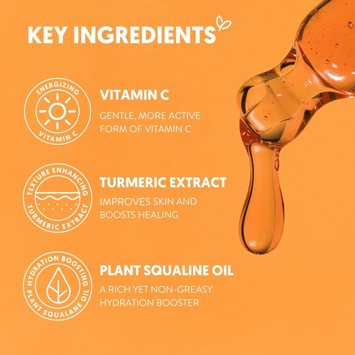 By Nature Hydrating Face Oil with Vitamin C, Turmeric & Plant Squalane - Nourishing Face Oil for Radiant Vitality & Healthy Glow, 1 Fl Oz Avelisse