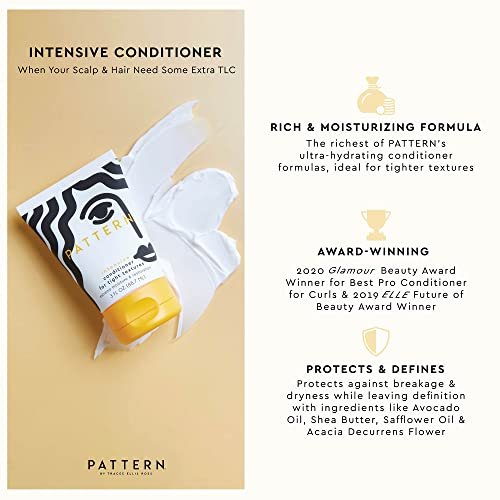 PATTERN Beauty Intensive Conditioner - Deep Hydration for Curly Hair 3c-4c, 13 Fl Oz Avelisse