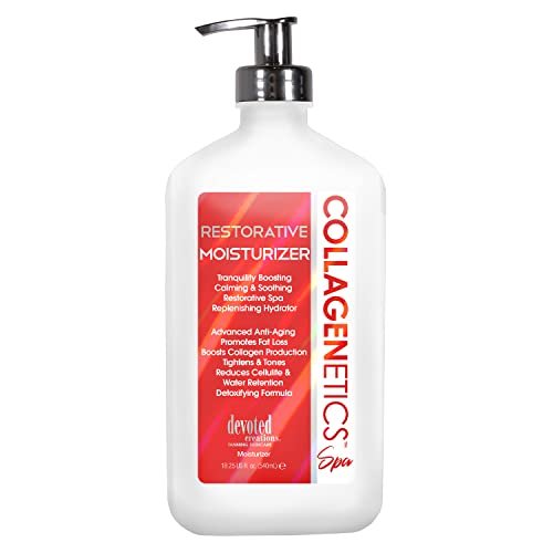 Devoted Creations Collagenetics Spa Restorative Moisturizer - 18.25 oz | Deep Hydration & Skin Repair Avelisse