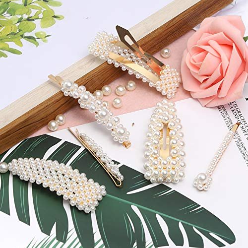 18 Pcs Pearl Hair Clips - Large Fashion Barrette for Women & Girls | LAXIZAR - görsel 8