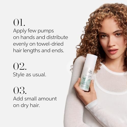 Wella Professionals Nutricurls Curlixir Balm – Defining Leave-in Cream for Curls, Intense Nourishment, Soft Hold & 24H Curl Definition, 5.07 Fl Oz Avelisse